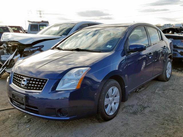 3N1AB61E48L654917 - 2008 NISSAN SENTRA 2.0 BLUE photo 2