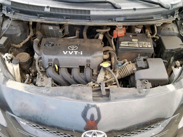 JTDBT923771010489 - 2007 TOYOTA YARIS Qara foto 7