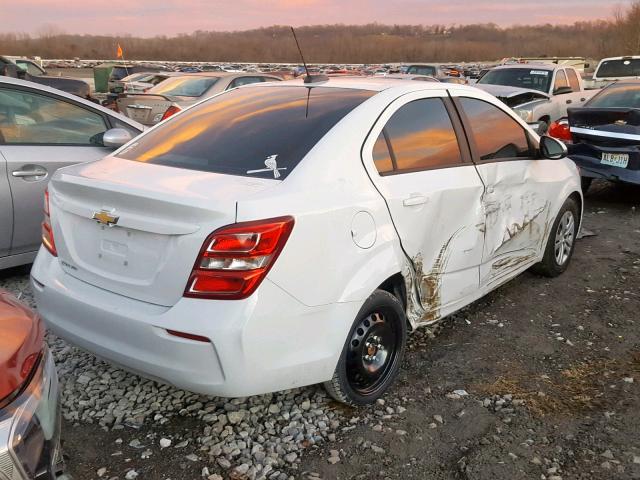 1G1JB5SH5H4175727 - 2017 CHEVROLET SONIC LS 白色 照片 4