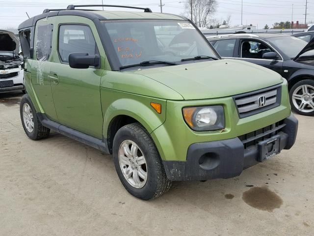 5J6YH28778L005970 - 2008 HONDA ELEMENT EX GREEN photo 1