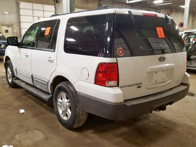 1FMPU16L04LA82287 - 2004 FORD EXPEDITION WHITE photo 3