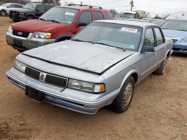 1G3AG55M8R6360572 - 1994 OLDSMOBILE CUTLASS CI GRAY photo 2