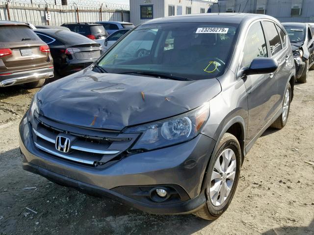 2HKRM3H56DH500170 - 2013 HONDA CR-V EX GRAY photo 2