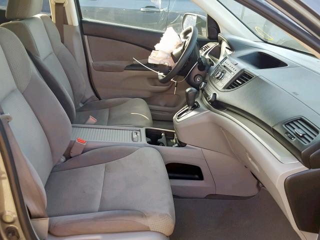 2HKRM3H56DH500170 - 2013 HONDA CR-V EX GRAY photo 5