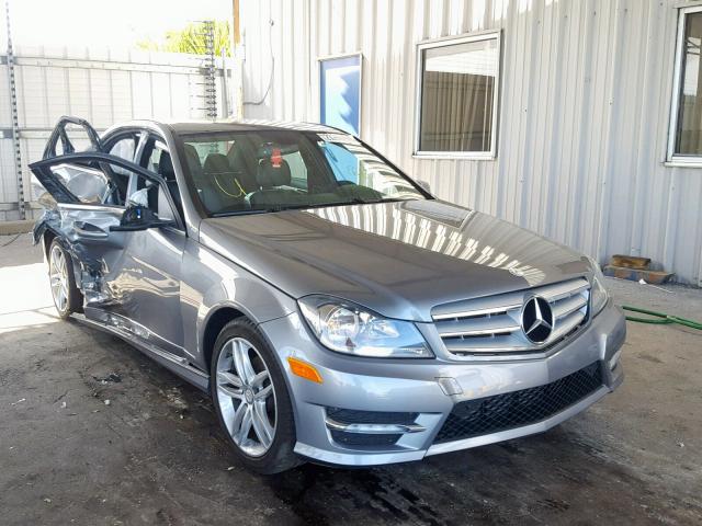 WDDGF4HB4DR245482 - 2013 MERCEDES-BENZ C 250 GRAY photo 1