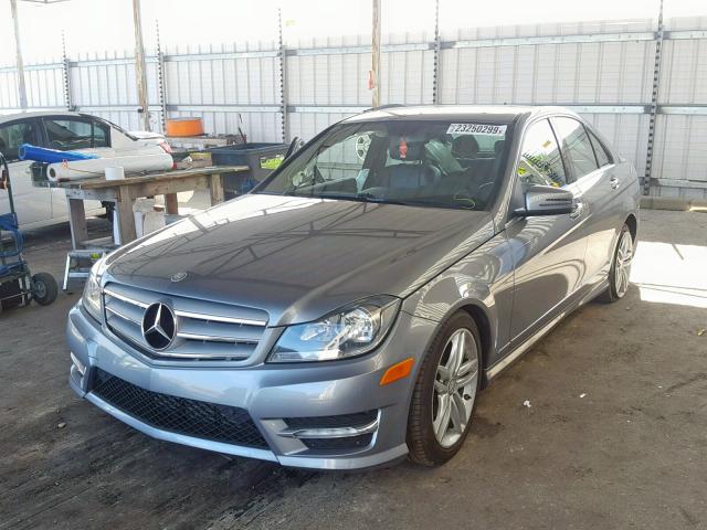 WDDGF4HB4DR245482 - 2013 MERCEDES-BENZ C 250 GRAY photo 2