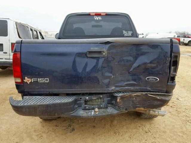 2FTRF17224CA55275 - 2004 FORD F-150 HERI BLUE photo 6