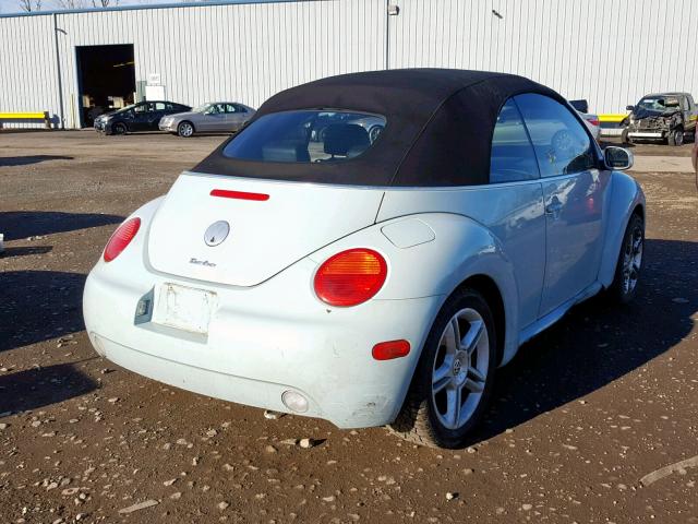 3VWCD31Y84M327530 - 2004 VOLKSWAGEN NEW BEETLE Mavi foto 4