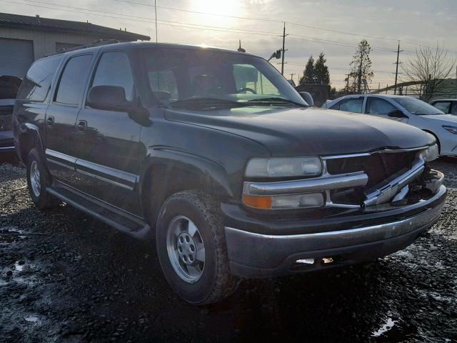 1GNFK16Z22J326886 - 2002 CHEVROLET SUBURBAN K GREEN photo 1