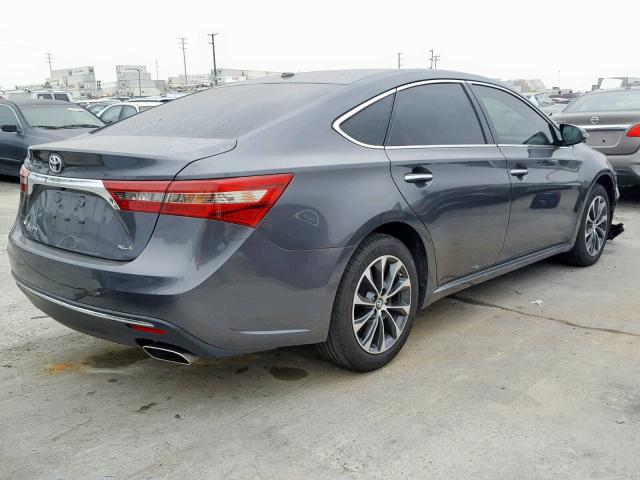 4T1BK1EBXHU258237 - 2017 TOYOTA AVALON XLE GRAY photo 4