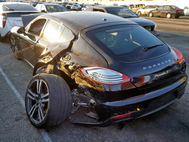 WP0AD2A70EL044845 - 2014 PORSCHE PANAMERA S BLACK photo 3