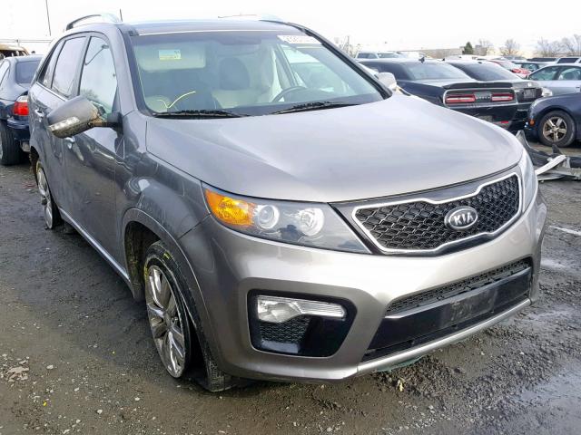 5XYKW4A28DG391283 - 2013 KIA SORENTO SX GRAY photo 1