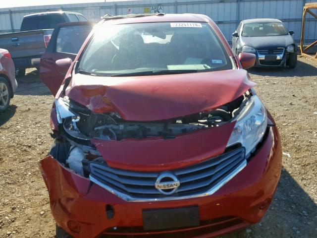 3N1CE2CP6FL404681 - 2015 NISSAN VERSA NOTE MAROON photo 7