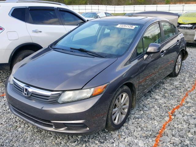 19XFB2F93CE028957 - 2012 HONDA CIVIC EXL 棕色 照片 2