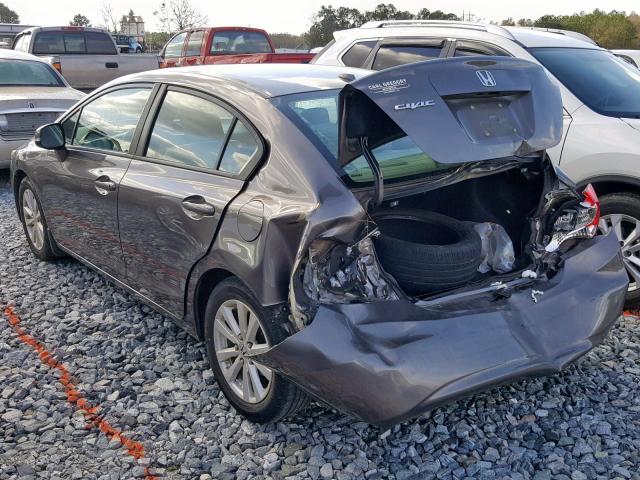 19XFB2F93CE028957 - 2012 HONDA CIVIC EXL 棕色 照片 3