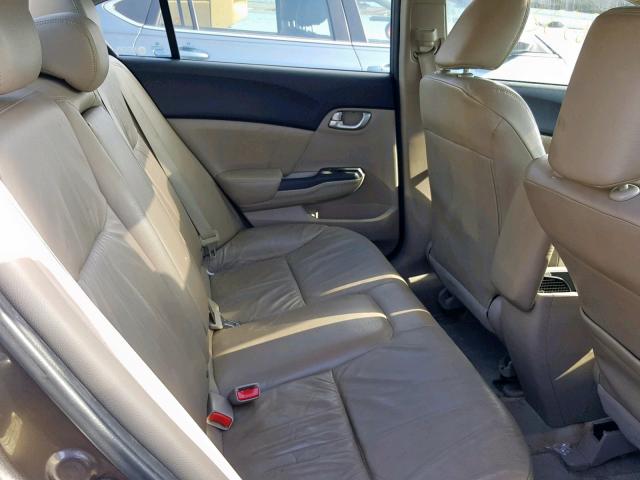 19XFB2F93CE028957 - 2012 HONDA CIVIC EXL 棕色 照片 6
