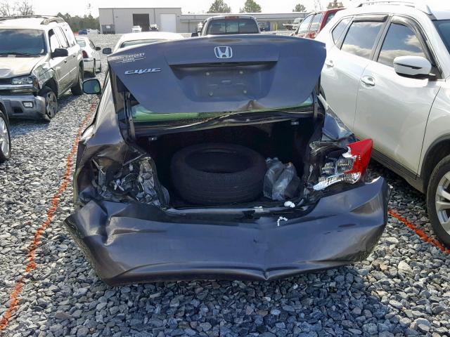 19XFB2F93CE028957 - 2012 HONDA CIVIC EXL 棕色 照片 9