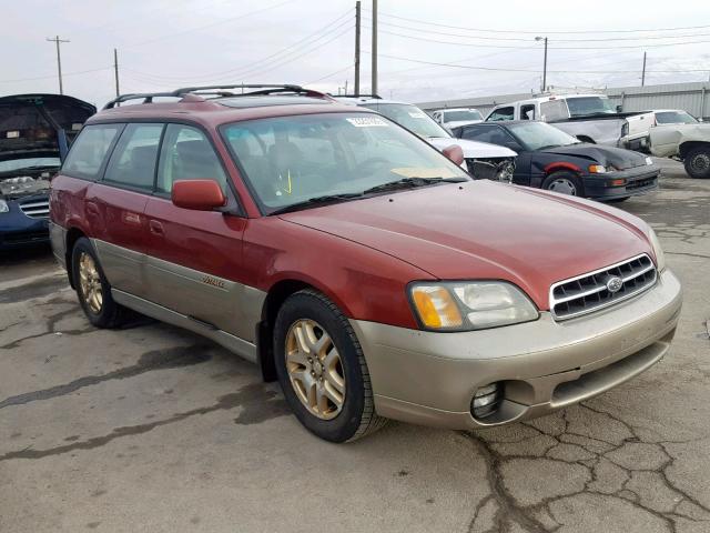 4S3BH686427663644 - 2002 SUBARU LEGACY OUT RED photo 1