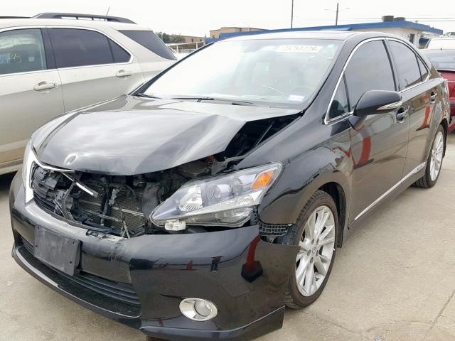 JTHBB1BAXB2047458 - 2011 LEXUS HS 250H BLACK photo 2