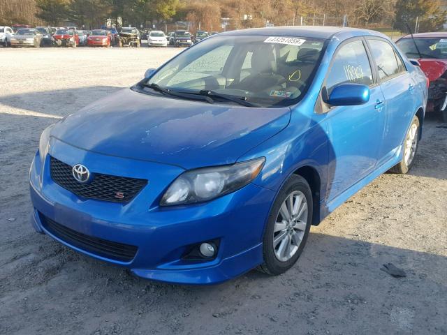 2T1BU4EE1AC517792 - 2010 TOYOTA COROLLA 蓝色 照片 2