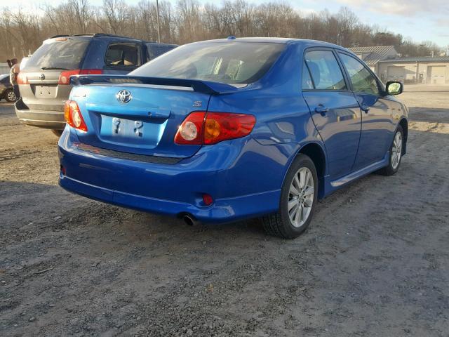 2T1BU4EE1AC517792 - 2010 TOYOTA COROLLA 蓝色 照片 4