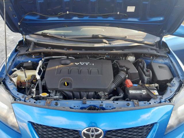 2T1BU4EE1AC517792 - 2010 TOYOTA COROLLA 蓝色 照片 7