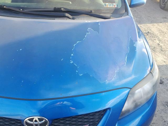 2T1BU4EE1AC517792 - 2010 TOYOTA COROLLA 蓝色 照片 9