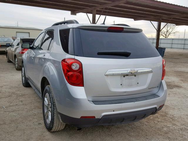 2GNALDECXB1321323 - 2011 CHEVROLET EQUINOX LT ვერცხლისფერი ფოტო 3