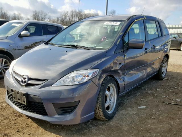 JM1CR293490344729 - 2009 MAZDA 5 GRAY photo 2