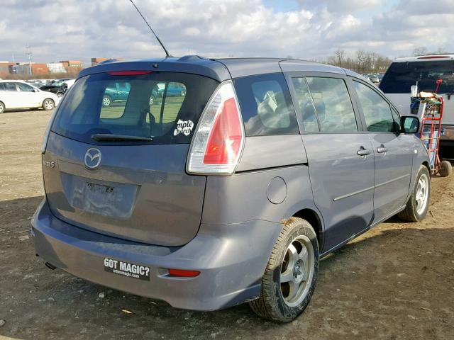 JM1CR293490344729 - 2009 MAZDA 5 GRAY photo 4