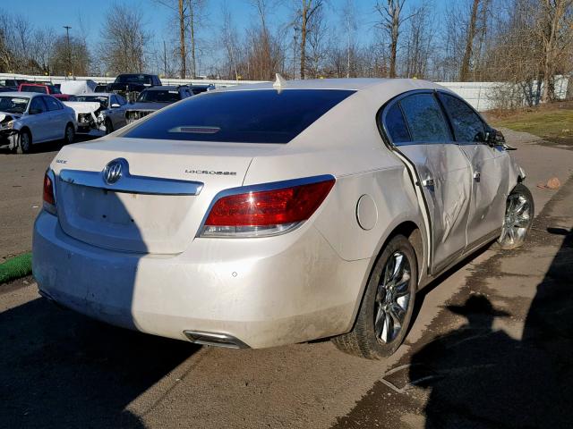 1G4GH5E31DF179719 - 2013 BUICK LACROSSE P WHITE photo 4