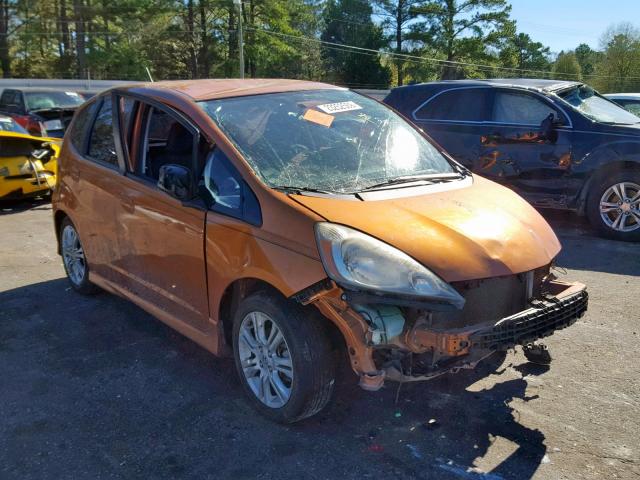 JHMGE8H43AS007843 - 2010 HONDA FIT SPORT Նարնջագույն լուսանկար 1