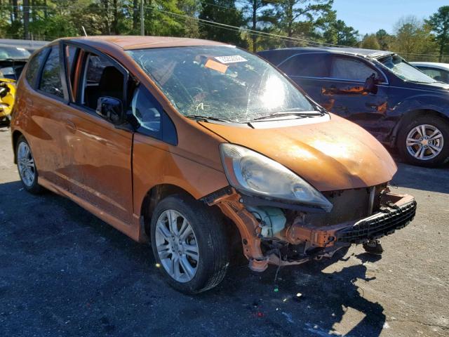 JHMGE8H43AS007843 - 2010 HONDA FIT SPORT Նարնջագույն լուսանկար 10