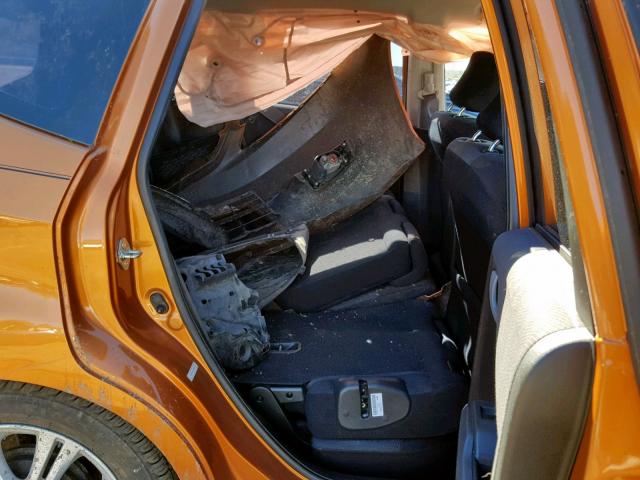 JHMGE8H43AS007843 - 2010 HONDA FIT SPORT Նարնջագույն լուսանկար 6