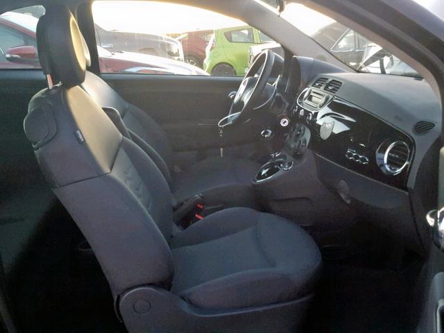 3C3CFFAR3FT750343 - 2015 FIAT 500 POP BLACK photo 5