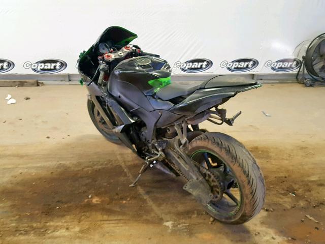 JKAZX4P198A037248 - 2008 KAWASAKI ZX600 P GREEN photo 3