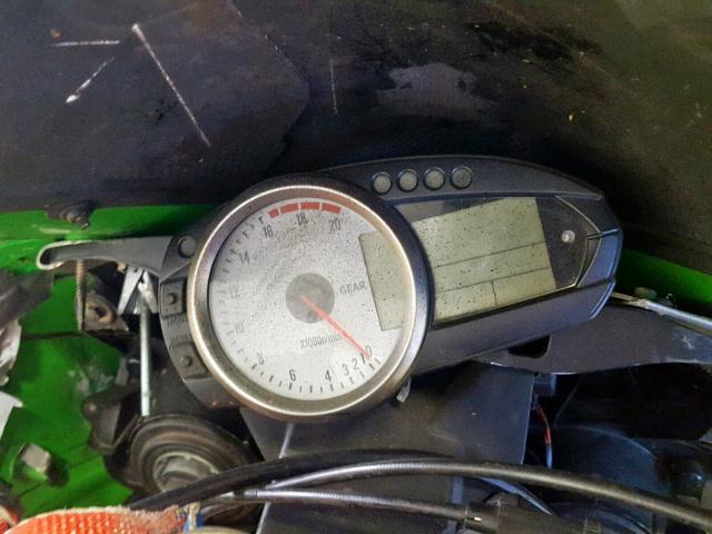 JKAZX4P198A037248 - 2008 KAWASAKI ZX600 P GREEN photo 8