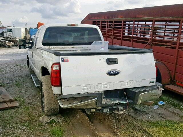 1FT7X2A6XBEA55439 - 2011 FORD F250 SUPER WHITE photo 3
