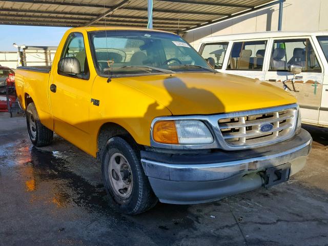 2FTRF17254CA11724 - 2004 FORD F-150 HERI YELLOW photo 1