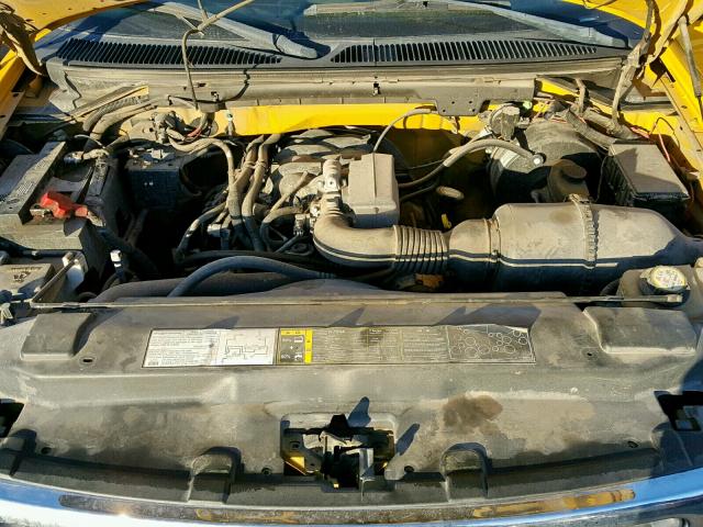 2FTRF17254CA11724 - 2004 FORD F-150 HERI YELLOW photo 7