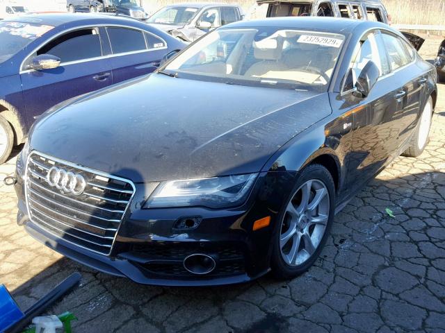 WAU3GAFC4DN080540 - 2013 AUDI A7 PRESTIG BLACK photo 2