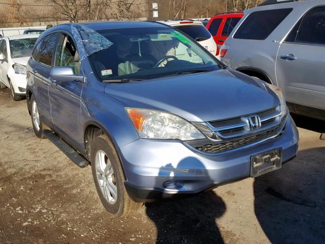 5J6RE4H76BL084242 - 2011 HONDA CR-V EXL BLUE photo 1