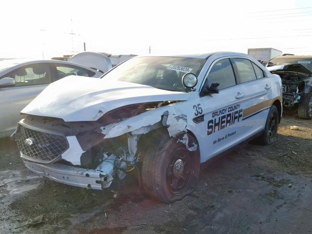 1FAHP2L83DG132152 - 2013 FORD TAURUS POL WHITE photo 2