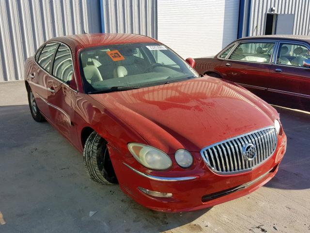 2G4WD582781208700 - 2008 BUICK LACROSSE C RED photo 1