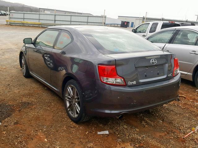 JTKJF5C73B3018155 - 2011 TOYOTA SCION TC GRAY photo 3