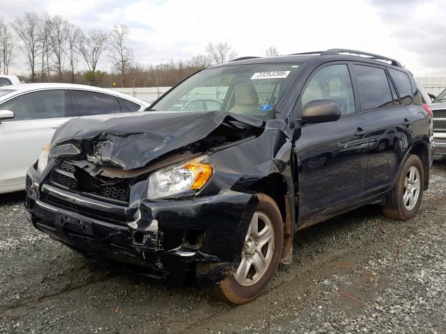 2T3ZF4DV8AW043811 - 2010 TOYOTA RAV4 BLACK photo 2