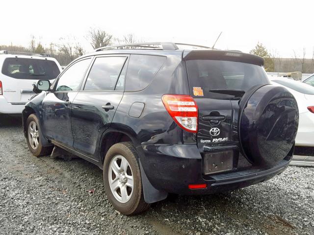 2T3ZF4DV8AW043811 - 2010 TOYOTA RAV4 BLACK photo 3