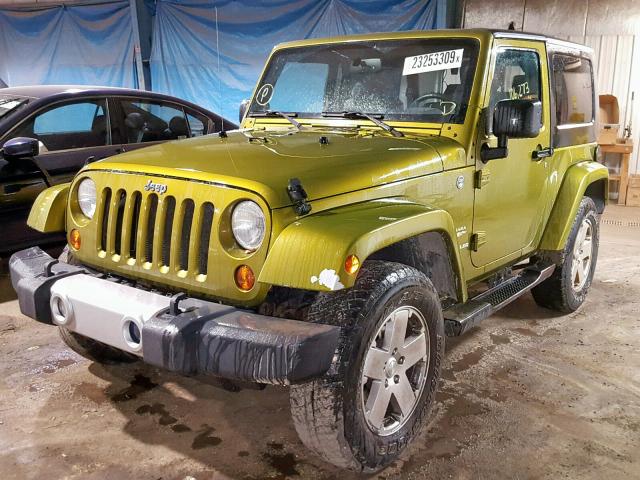 1J4AA5D12AL203855 - 2010 JEEP WRANGLER S GREEN photo 2