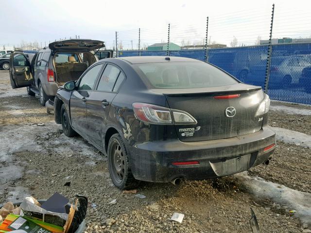 JM1BL1S59A1228332 - 2010 MAZDA 3 S BLACK photo 3