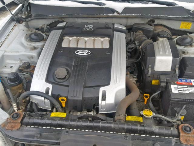 KMHFU45E24A303934 - 2004 HYUNDAI XG 350 GRAY photo 7